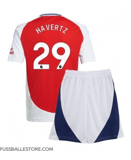Günstige Arsenal Kai Havertz #29 Heimtrikotsatz Kinder 2024-25 Kurzarm (+ Kurze Hosen)